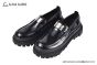 Dolce & Gabbana Hi-trekking Brushed Black Calfskin Loafers with the logo tag