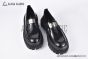 Dolce & Gabbana Hi-trekking Brushed Black Calfskin Loafers with the logo tag