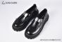 Dolce & Gabbana Hi-trekking Brushed Black Calfskin Loafers with the logo tag