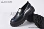 Dolce & Gabbana Hi-trekking Brushed Blue/Black Calfskin Loafers with the logo tag