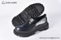 Dolce & Gabbana Hi-trekking Brushed Blue/Black Calfskin Loafers with the logo tag