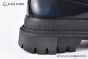 Dolce & Gabbana Hi-trekking Brushed Blue/Black Calfskin Loafers with the logo tag