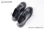 Dolce & Gabbana Michelangelo Brushed Black Calfskin Derby shoes with DG logo