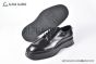 Dolce & Gabbana Michelangelo Brushed Black Calfskin Derby shoes with DG logo