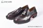 Christian Louboutin Varsimoc Brown/Black Calfskin Loafers