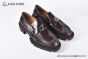 Christian Louboutin Varsimoc Brown/Black Calfskin Loafers