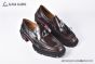 Christian Louboutin Varsimoc Brown/Black Calfskin Loafers