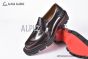 Christian Louboutin Varsimoc Brown/Black Calfskin Loafers