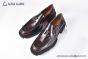 Christian Louboutin Varsimoc Brown/Black Calfskin Loafers