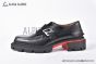 Christian Louboutin Varsimoc Black Calfskin Loafers