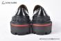 Christian Louboutin Varsimoc Black Calfskin Loafers with CL logo