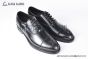 Louis Vuitton Varenne Richelieu Black Calfskin Oxfords with LV logo