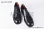 Dolce & Gabbana Altavilla Polished Black Calfskin Derby shoes