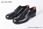 Dolce & Gabbana Altavilla Polished Black Calfskin Derby shoes