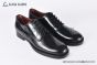 Dolce & Gabbana Michelangelo Brushed Black Calfskin Derby Shoes