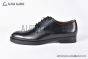Dolce & Gabbana Michelangelo Brushed Black Calfskin Derby Shoes