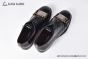 Dolce & Gabbana Altavilla Polished Black Calfskin Derby shoes with the logo tag
