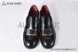 Dolce & Gabbana Altavilla Polished Black Calfskin Loafers with the logo tag