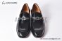 Christian Louboutin EquiswingBrushed Black Calf Leather Loafers