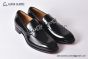Christian Louboutin EquiswingBrushed Black Calf Leather Loafers