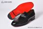 Christian Louboutin EquiswingBrushed Black Calf Leather Loafers