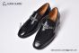 Christian Louboutin EquiswingBrushed Black Calf Leather Loafers