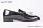 Christian Louboutin EquiswingBrushed Black Calf Leather Loafers