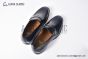 Christian Louboutin Penny Black/Blue Calf Leather Loafers