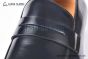 Christian Louboutin Penny Black/Blue Calf Leather Loafers