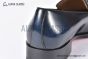 Christian Louboutin Penny Black/Blue Calf Leather Loafers