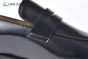 Christian Louboutin Penny Black/Blue Calf Leather Loafers