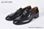 Christian Louboutin Varsimoc Brushed Black Calf Leather Loafers
