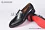 Christian Louboutin Varsimoc Brushed Black Calf Leather Loafers