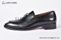 Christian Louboutin Varsimoc Brushed Black Calf Leather Loafers