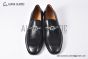 Christian Louboutin EquiswingBrushed Matte Black Calf Leather Loafers