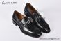 Christian Louboutin EquiswingBrushed Matte Black Calf Leather Loafers