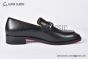 Christian Louboutin EquiswingBrushed Matte Black Calf Leather Loafers