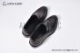 Prada Red Saffiano Calfskin Loafers with Hot-stamped Prada logo