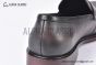 Prada Red Saffiano Calfskin Loafers with Hot-stamped Prada logo