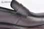 Prada Red Saffiano Calfskin Loafers with Hot-stamped Prada logo