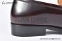 GUCCI Men's Brown Calfskin Loafers with Interlocking G