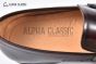 GUCCI Men's Brown Calfskin Loafers with Interlocking G