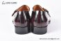 GUCCI Men's Brown Calfskin Buckle Loafers 