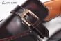 GUCCI Men's Brown Calfskin Buckle Loafers 