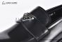 Prada Black Brushed Calfskin Loafers with the Iconic Enameled Metal Triangle Logo