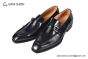 GUCCI Men's Black Calfskin Buckle Loafers 