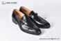 GUCCI Men's Black Calfskin Buckle Loafers 