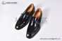 GUCCI Men's Black Calfskin Buckle Loafers 