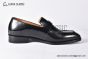 GUCCI Men's Black Calfskin Buckle Loafers 