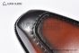 GUCCI Men's Brown Calfskin Buckle Loafers with GG